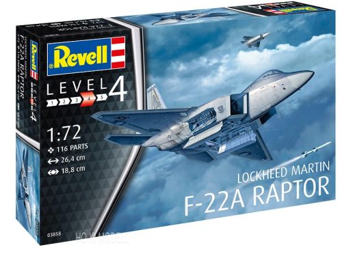 Revell 03858 F-22 Raptor Lockheed Martin