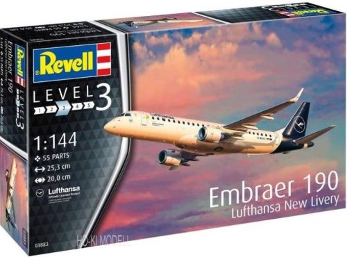 Revell 03883 Embraer 190 Lufthansa New Livery 