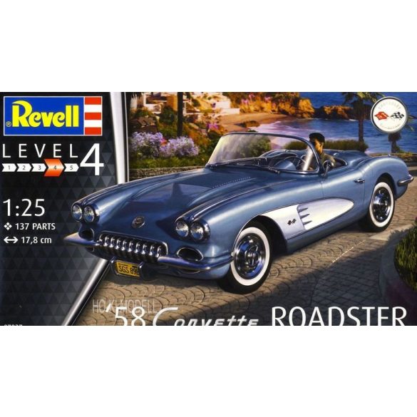 Revell 07037  Corvette Roadster 1958