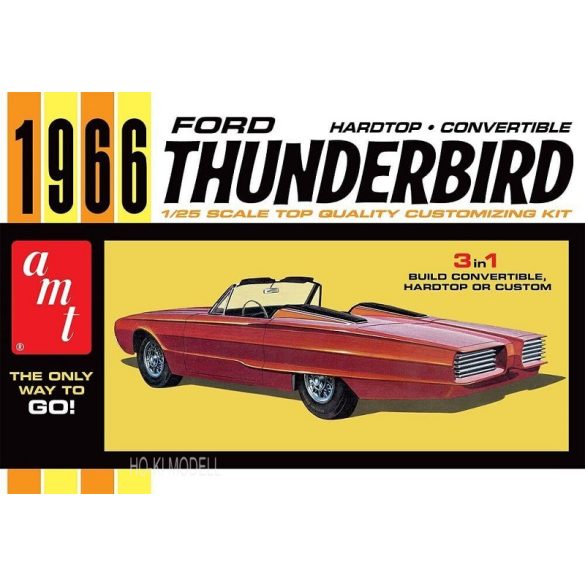 Amt 1328 Ford Thunderbird Hardtop Convertible 3 in 1 - 1966