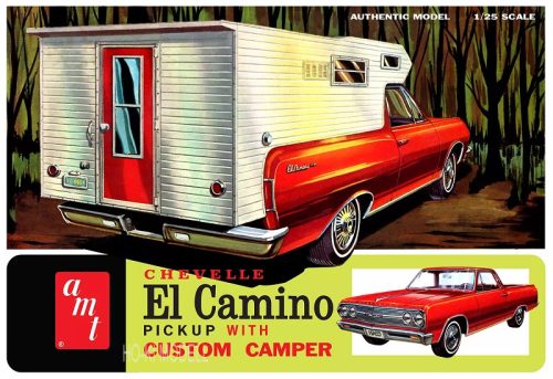 Amt 1364  Chevelle El Camino w/Camper - 1965