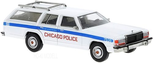 Brekina 19631 Ford LTD Station Wagon "Chicago Police"