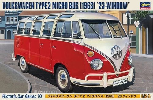 Hasegawa 21210 Volkswagen Type 2 Micro Bus "23 Window" - 1963