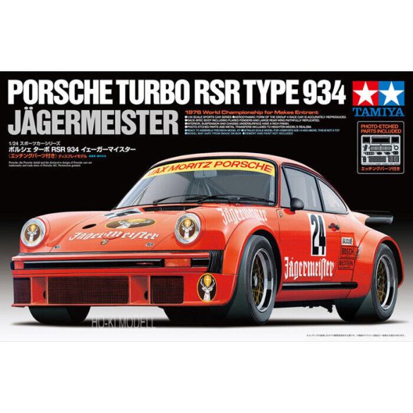 Tamiya 24328 Porsche 911 Turbo Type 934 RSR Jagermeister '76 