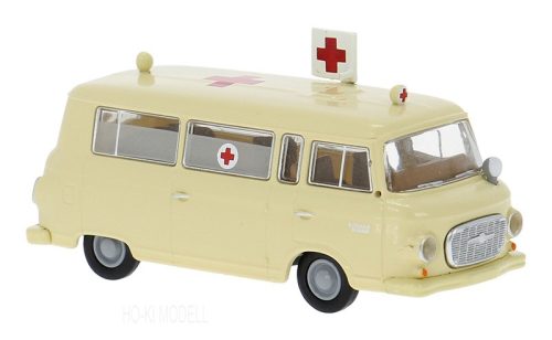 Brekina 30046 Barkas B 1000 Körablakos Kisbusz - Mentőautó