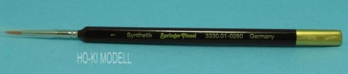 Springer Pinsel 3330 hegyes, finom, aranysárga színű szintetikus német ecset.    Méret: 1