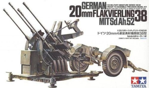 Tamiya 35091  German 20mm Flakvierking