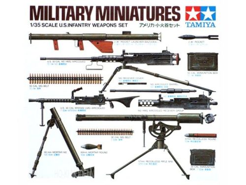 Tamiya 35121  U.S. Infantry Weapons Set