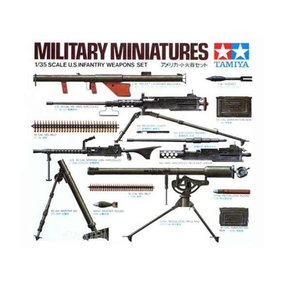 Tamiya 35121  U.S. Infantry Weapons Set