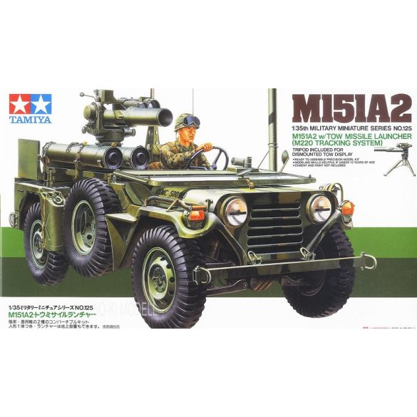 Tamiya 35125 U.S. M151A2 W/Tow Missile Launcher