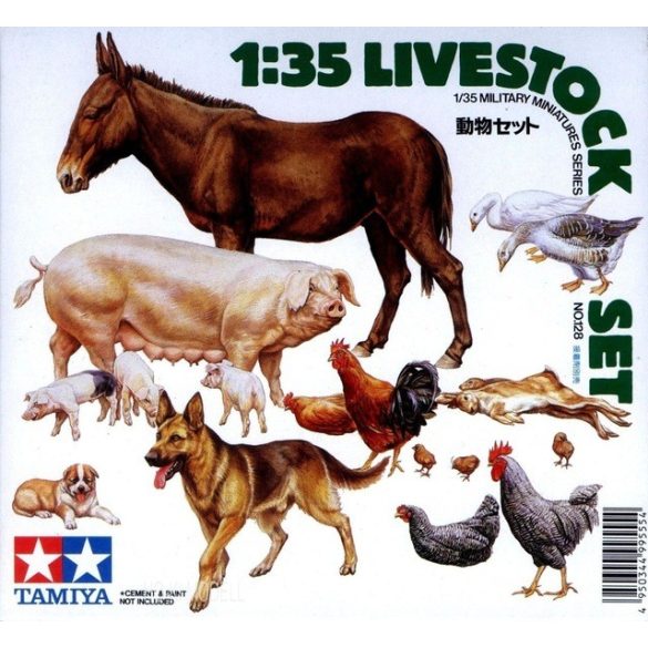 Tamiya 35128  Livestock Set