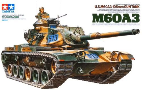 Tamiya 35140 U.S. M60A3 105mm Gun Tank