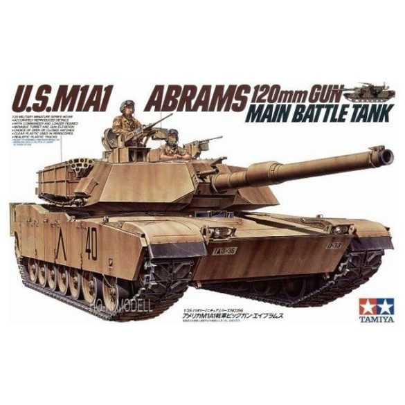 Tamiya 35156  U.S. M1A1 Abrams 120mm Gun Main Battle Tank