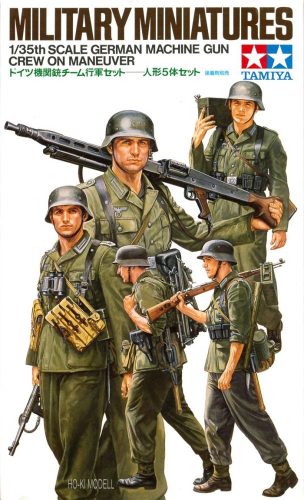 Tamiya 35184  German Machine Gun Crew On Maneuver