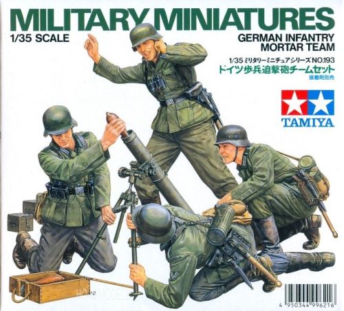 Tamiya 35193  German Infantry Mortar Team