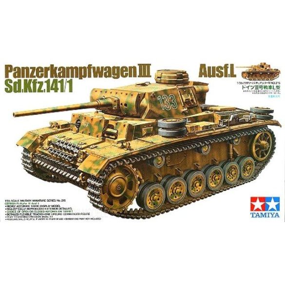 Tamiya 35215  Panzerkampfwagen III Ausf.L  Sd.Kfz. 141/1