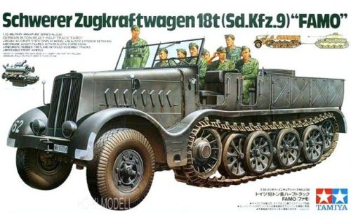 Tamiya 35239  Schwerer Zugkraftwagen 18t (Sd.Kfz.9) Famo