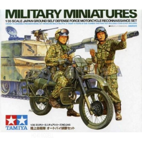 Tamiya 35245 Japan Ground Self Defense Force Motorcycle Reconnaissance Set