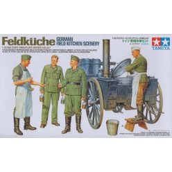   Tamiya 35247 WWII German Field Kitchen Scenery - Tábori Konyha