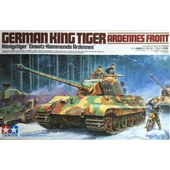   Tamiya 35252 German Tiger II -  King Tiger - Ardennes Front w/ Motorcycle &Rider 
