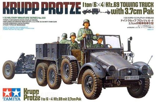 Tamiya 35259  Krupp Protze  with 3.7cm Pak