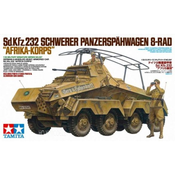 Tamiya 35297  Sd.Kfz.232 Schwerer Panzerspähwagen 8-Rad "Afrika-Korps"