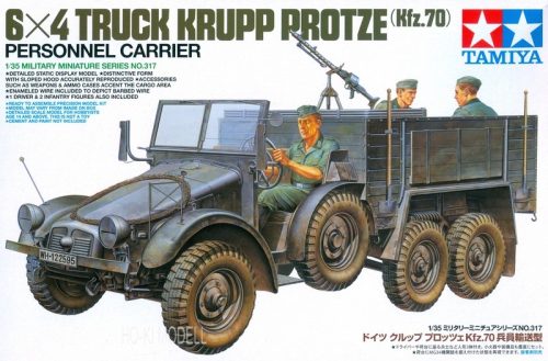 Tamiya 35317 Personnel Carrier 6x4 Truck Krupp Protze Kfz.70