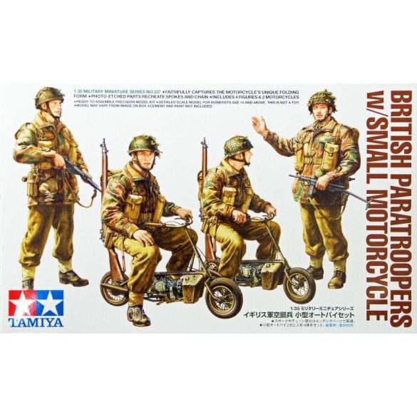 Tamiya 35337 British Paratroopers - w/Small Motorcycle
