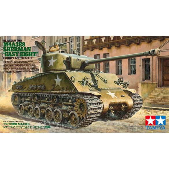 Tamiya 35346  U.S. Medium Tank M4A3E8 Sherman "Easy Eight"