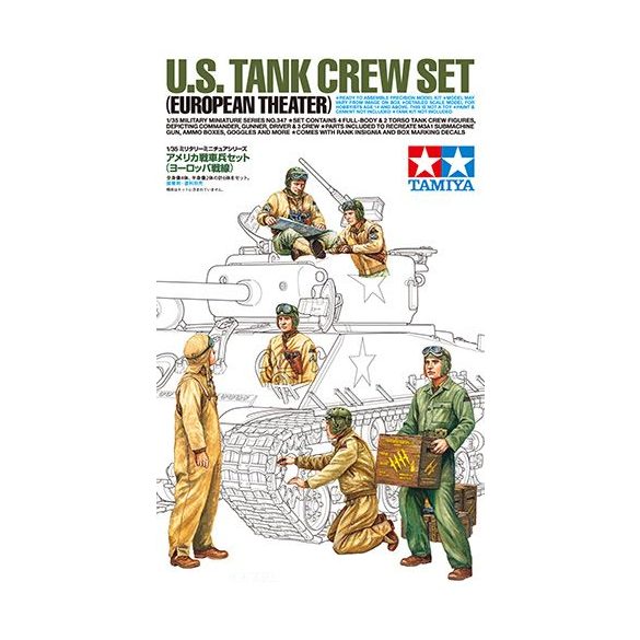 Tamiya 35347  U.S. Tank Crew Set