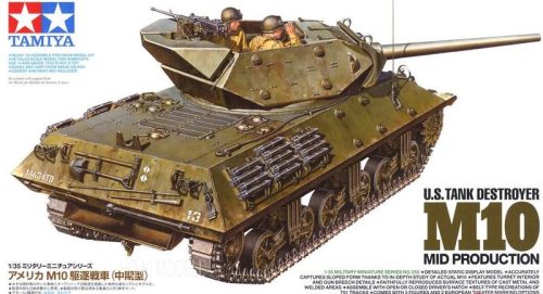 Tamiya 35350 U.S. Tank Destroyer M10 Mid Production