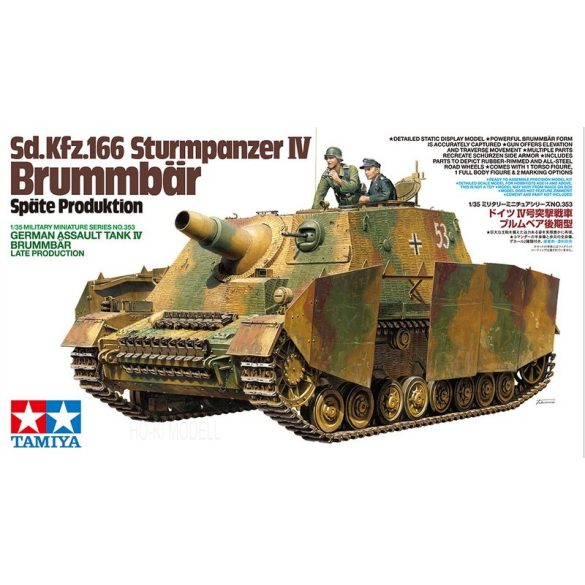 Tamiya 35353 German Assault Tank IV Brummbär Late Production