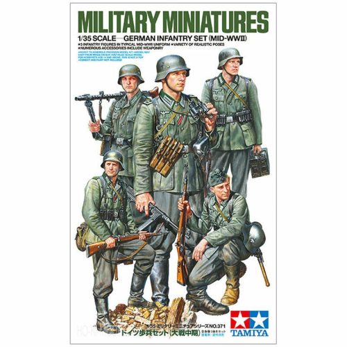 Tamiya 35371  German Infantry Figure WWII Set