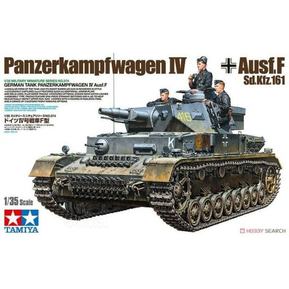 Tamiya 35374 German Panzerkampfwagen IV Ausf. F (Sd.Kfz.161)