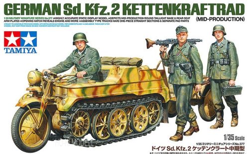 Tamiya 35377 German Sd.Kfz.2 Kettenkraftrad (Mid-Production) 