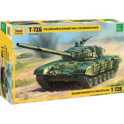 Zvezda 3551 T-72B with ERA Russian Main Battle Tank 
