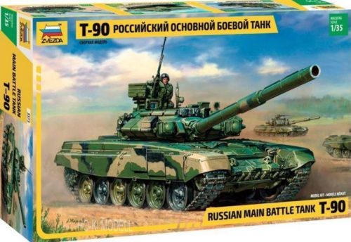 Zvezda 3573  T-90 Russian Main Battle Tank