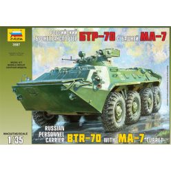Zvezda 3587 Russian Personel Carrier BTR-70 with MA-7 Turret