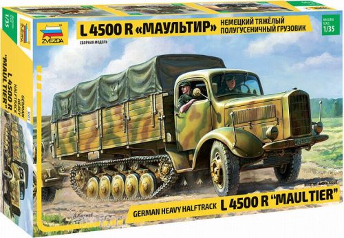 Zvezda 3603 German Heavy Halftrack L 4500 R Maultier 