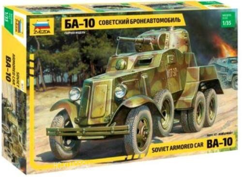 Zvezda 3617 BA-10 Soviet Armored Car