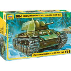 Zvezda 3624 Soviet Heavy Tank KV-1 with Gun L-11 Cannon