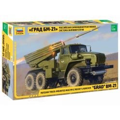   Zvezda 3655 Russian Truck Mounted Multiple Rocket Launcher GRAD BM-21 