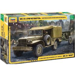   Zvezda 3656 US Military Multipurpose 3/4T Vehicle Dodge WC-51 BEEP