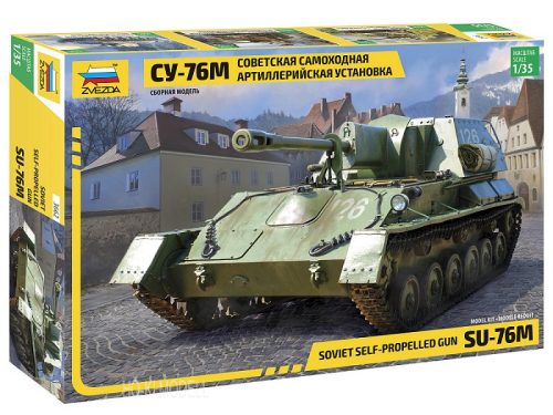 Zvezda 3662 Soviet Self Propelled Gun SU-76M