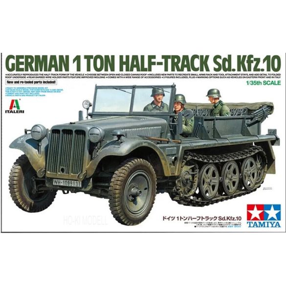 Tamiya 37016 German Half Track Sd Kfz 10 
