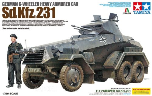 Tamiya 37024 German 6-Wheeled Heavy Armored Car Sd.Kfz.231