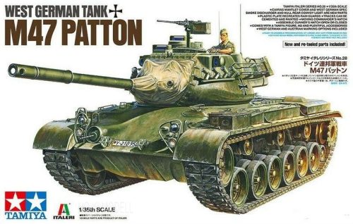 Tamiya 37028 West German Tank M47 Patton 