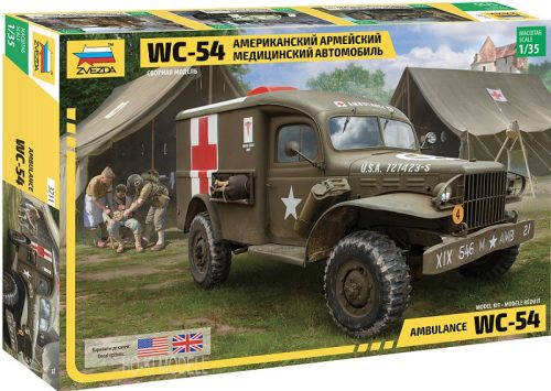 Zvezda 3711 US Army Medical Vehicle WC-54