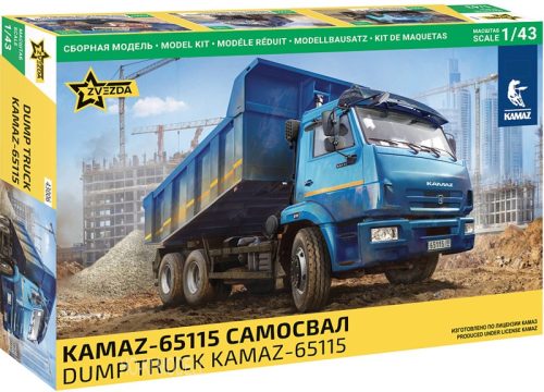 Zvezda 43006 Kamaz-65115 Billencses Teherautó