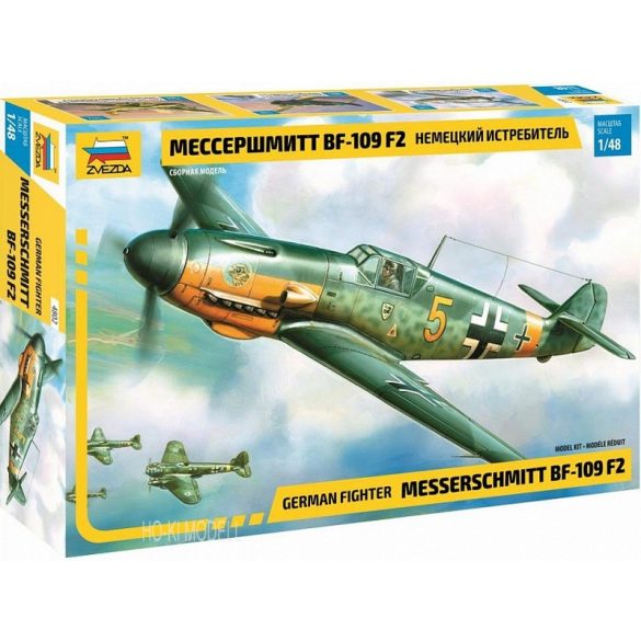 Zvezda 4802  Messerschmitt BF-109 F2 German Fighter